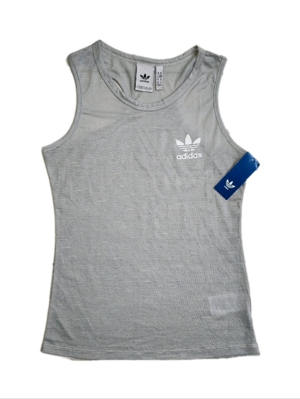 Adidas Originals Trefoil Essentials Tank Top Activewear Sport Cotton Top Size M